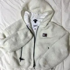 TOMMY JEANS フリースジャケット ホワイト