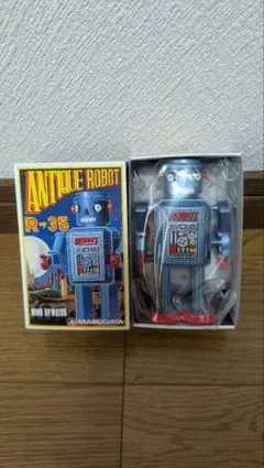 美品 MASUDAYA アンティークロボット R-35 2点セット - メルカリ