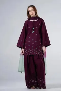 パキスタンのパンジャビドレス 3点セット Farshi Shalwar - メルカリ