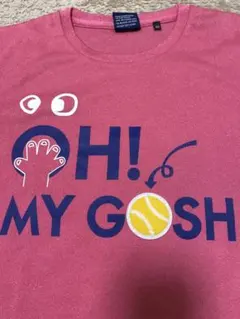 【美品】KEA キア　テニスグラフィックTシャツ ピンク　XS ユニセックス