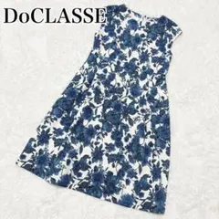 DoCLASSE ドゥクラッセ 美品 花柄 ノースリーブ ワンピース Ｌ　夏