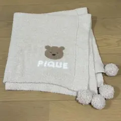 ジェラートピケ ブランケット くま ひざ掛け 毛布