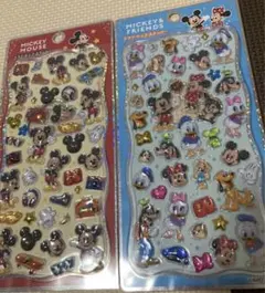 プチドロップシール　ミッキーマウス キャラクターシール 2シートセット