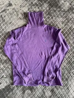 POLO SPORT RALPH LAUREN紫色のハイネック長袖トップス