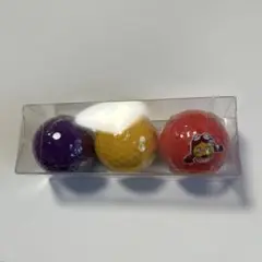 レア　マクドナルドキャラクター付き　ゴルフボール3個セット