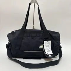 【adidas】新品タグ付ハンドバッグ ミニボストン 2way　ブラックナイロン