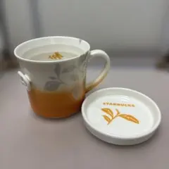STARBUCKS 蓋付きマグカップ オレンジ 355ml