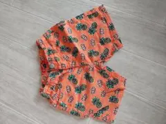 BABYDOLL ハーフパンツ　オレンジ　ハイナップル　80センチ