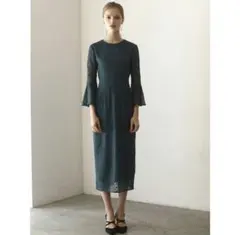 ラグナムーン　ladyダイヤレースドレス　グリーン