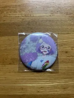 アイカツ　ライブペインティング　グリッター　缶バッジ　七倉小春