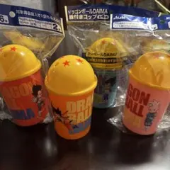 ドラゴンボールDAIMA 蓋付きコップ4個セット