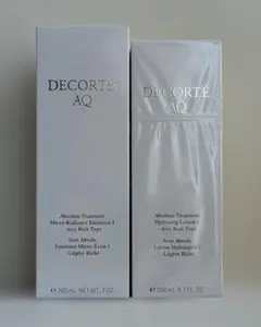 【新品】コスメデコルテ AQ アブソリュート乳液Ⅰ200ml＆化粧水Ⅰ200ml