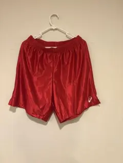 アシックス　ハンドボール　ゲームパンツ　赤　XO