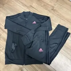 adidas ジャージ 黒/ピンク カモフラージュ