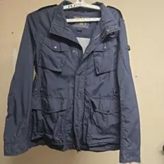 Woolrich ネイビー ナイロンジャケット Lサイズ