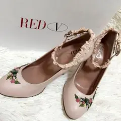 REDVALENTINO ヴァレンティノ パンプス 花柄 アンクルストラップのサムネイル