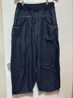 デニム パンツ ワイドシルエット ウエストゴム URCH RNAのサムネイル