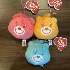ケアベア ぬいぐるみ 3色セット