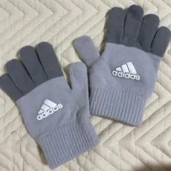 adidas グレー 手袋 滑り止め付き