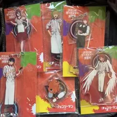ラウンドワン限定　チェンソーマン　アクリルキーホルダー　全6種コンプ