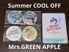 Mrs.GREEN APPLE ×ディズニー 缶バッジ4個ステッカー全種1セット