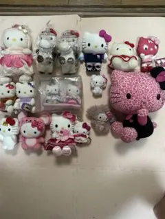 公*o様 ハローキティ　ご当地 レア　レトロ　ぬい ハローキティ ぬいぐるみセッ