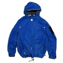 Old Gap ナイロン マウンテンパーカー 青 ギミック y2k ゴープコア