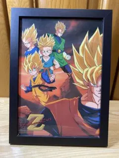 ドラゴンボール　写真立て ドラゴンボール イラスト カードポスター A4フォトフレーム Z戦士