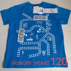 【新品】ハングリーハート 鉄道と都市 半袖Tシャツ 120 男の子