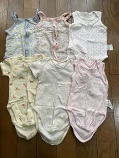70cm 肌着 ボディスーツ 6セット ユニクロ 西松屋