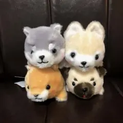 豆しば三兄弟♡みんなで寝そべり4 LMCボールチェーン付きマスコット