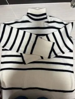 【美品・未使用】AERMA 短丈 タートルネック ニット⚠️4月までの販売！