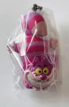 ディズニー　チェシャ猫　カラーコレクションチャーム　purple 紫　ガチャ
