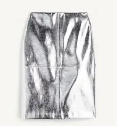 スカート シルバー H&M S~M相当