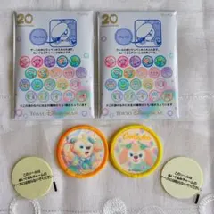 ダッフィーアンドフレンズ 20周年 カラフルハピネス ワッペン クッキーアン