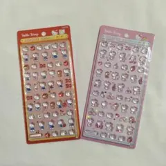 【新品未使用】ボンボンドロップシールmini　ハローキティ ２種類セット