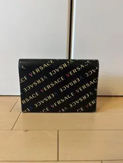VERSACE 二つ折り財布 ブラック/マルチカラーのサムネイル