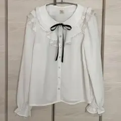 【Secret Honey】シークレットハニー フリル ブラウス 長袖 リボン