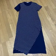 UNIQLO×JWANDERSON アシンメトリーヘム半袖ワンピース