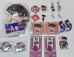 名探偵コナン　コナン、新一、蘭グッズまとめ売り　コナンカフェ他
