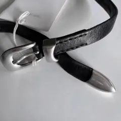 OUR LEGACY TWIN TONGUE BELT 80サイズ　深水光太 深水光太着用】OUR LEGACY TWIN TONGUE BELT 80 - メルカリ