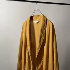 60s 70s usa製 used ビンテージ ガウン マスタード イエロー
