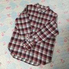 JEANASIS　長袖チェックシャツ