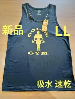 GOLD'S GYM ゴールドジム タンクトップ ブラック黒 LL 新品 メンズ