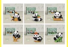 パンダナノブロック 6点フルセット 約2500pcs