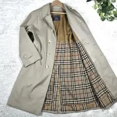 バーバリーズ 2way ステンカラーコート ライナー付 ノバチェック ベージュ