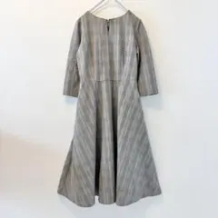 POPE PICNIC ロペピクニック チェックワンピース グレー 38