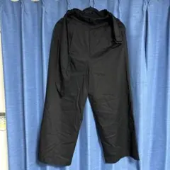 【美品】GU ズボン/パンツ　レディースS ブラック　ベルト