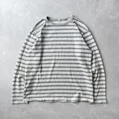 00s OLD UNIQLO ボーダーロンt cityboy y2k 古着 短丈