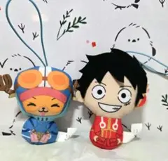 ワンピース　みにぬいぐるみ　エッグヘッド　～ルフィ・チョッパー～　2種セット